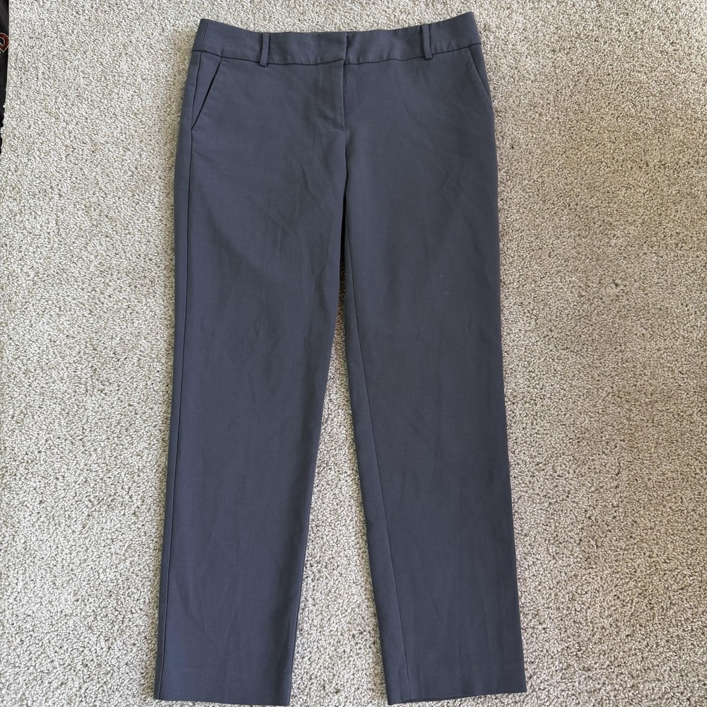 Ann Taylor LOFT Dress Pants Womens 6P Gray Marisa Straight Leg Workwear Office